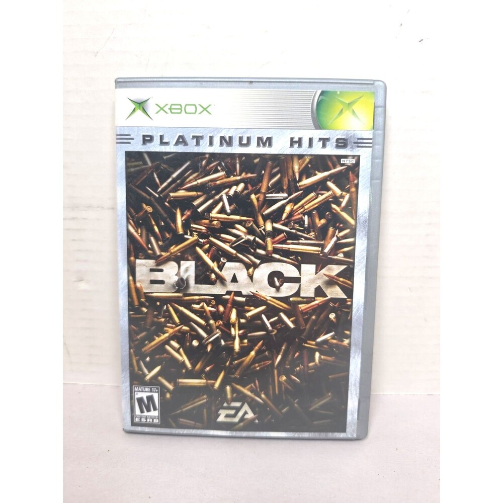 Black (Microsoft Xbox, 2006) Platinum Hits No Manual